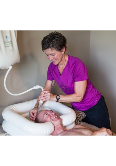 Herdegen Portatif Saç Yıkama Seti Hasta Başı Yıkama Havuzu