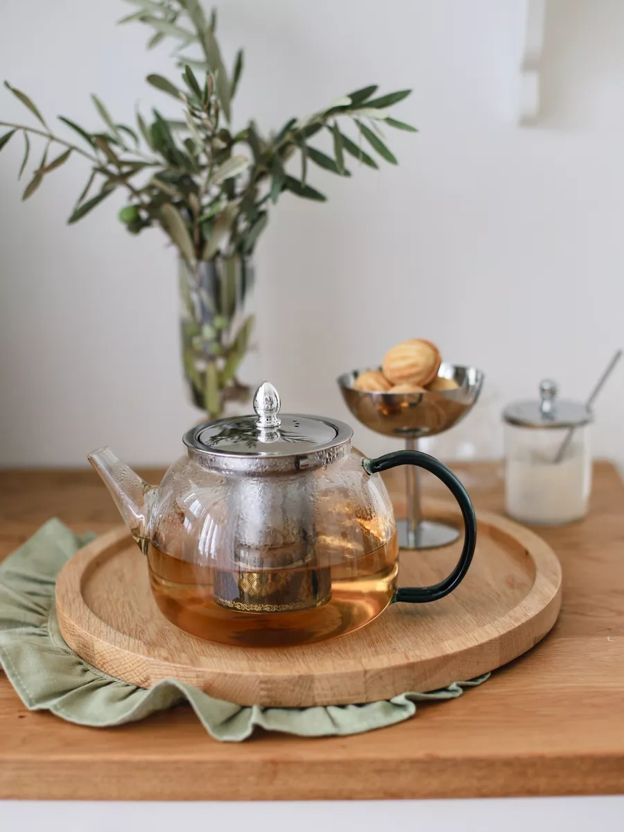 Home Lovers 1,3 L Cam Demlik Çaydanlık 240493821 Beyaz