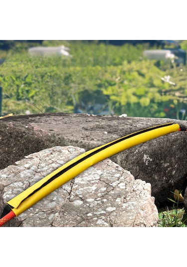 Suntek Açık Kaya Tırmanışı Halat Koruyucusu Sarı-50cm Sarı 50cm Çok Renkli