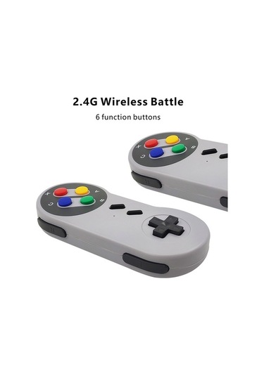 Bloomnest Sınır Ötesi K7 Yüksek Çözünürlüklü Mini Tv Oyun Konsolu 2.4g Kablosuz Oyun Çubuğu 7 Emülatör 64g Destekler