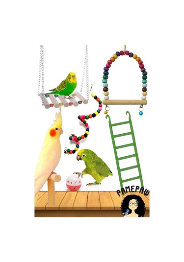 Mega Kuş Oyuncak Seti 5'li Lüx Paket