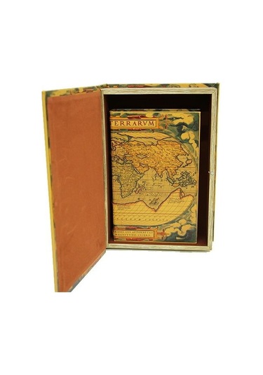 Himarry Kutu Kitap Harita 2'li Set Dekoratif Knm-c0141