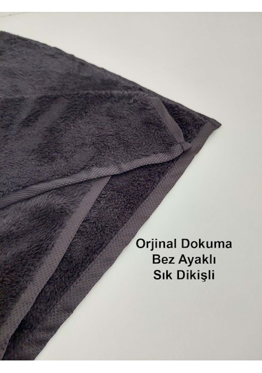 Mikrofiber Saç Havlusu Boya Tutmayan Kuaför Havlusu Siyah 50x90 C
