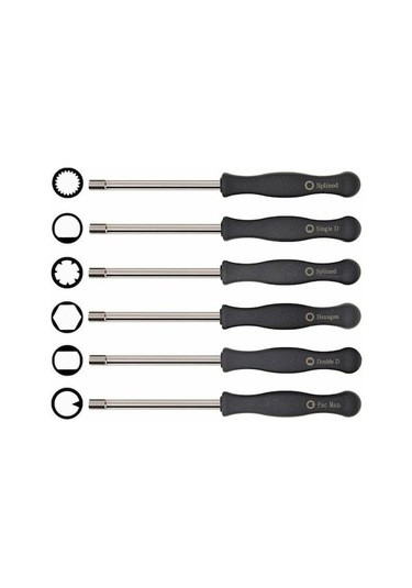 Xiyyadms Husqvarna, Poulan, Echo İçin Karbüratör Ayar Takımı, 6 Parçalı Çok Fonksiyonlu Bakım Seti.