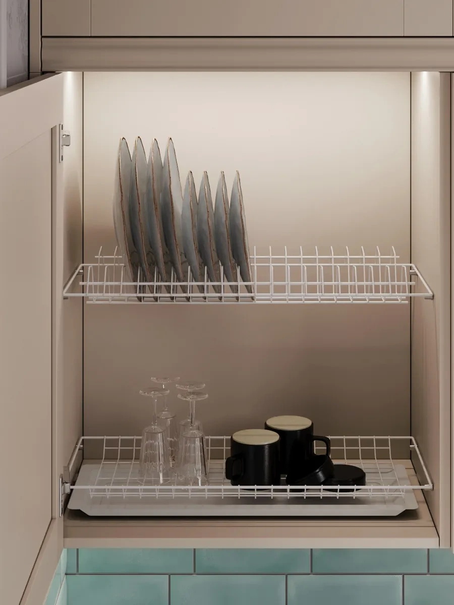 60 Cm Beyaz Bulaşık Asma Dolabı 388087986 Beyaz