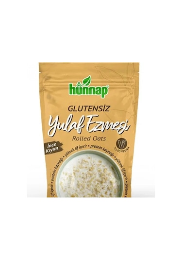 Hünnap Glutensiz İnce Kıyım Yulaf Ezmasi 300 Gr