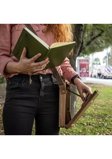 Kilit Dilli Ressam Asma Çantası Sanat Yaratımı İçin Taşınabilir