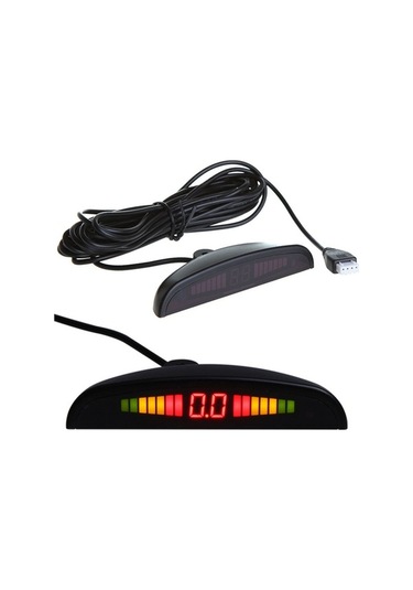 Moly 4 Beyaz Sensörlü Ultrasonik Mesafe Sensörü 0-2.5m Dc12v Geri Vurgu Sistemi