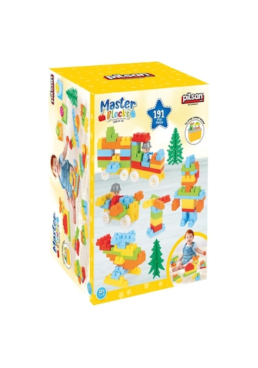 Pilsan Aksesuarlı Master Bloklar 191 Parça Eğitici Bloklar 03572