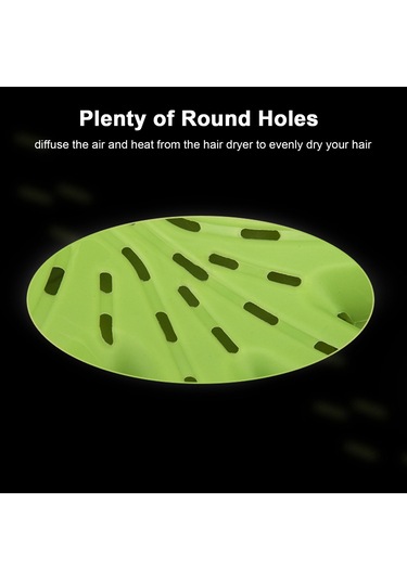Reedark Yeşil El Şekilli Saç Kurutma Kapağı - Saçın Sağlığını Korur, Hızlı Ve Düzenli Kurutma, Friz'i Azaltır, Çoğu Kurutucuya Uygun