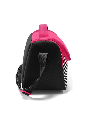 Coral High Kız Çocuk Beslenme Çantası - Thermo - Pembe Siyah Beyaz Boya Desenli Çok Renkli
