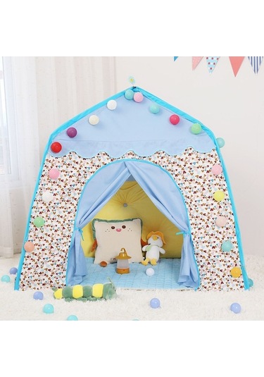 Novahub Büyük Prenses Şatosu Oyun Çadırı - Taşınabilir Çantalı İç Ve Dış Mekan Kullanımı, Çok Renkli Taşınabilir Çantayla Çok Renkli