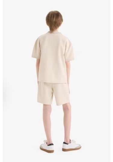 DeFacto Erkek Çocuk 2'li Takım Polo Yaka Baskılı Kısa Kollu Tişört Beli Lastikli Şort E2822A825SMBG74 DeFacto Erkek Çocuk 2'li Takım Polo Yaka Baskılı Kısa Kollu Tişört Beli Lastikli Şort E2822A825SMBG74