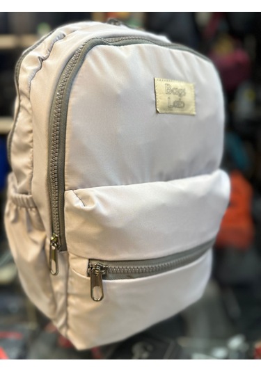 Bagslab Gri Su Geçirmez Kumaş Sırt Çantası 1067 Gri