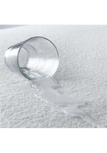 Evony Çift Kişilik Pamuk Sıvı Geçirmez Alez 150x200 Cm Beyaz