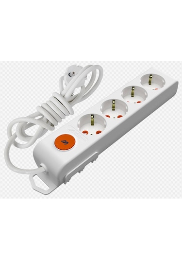 Mutlusan Rı-tech 4lü 3mt Anahtartopraklı Grup Priz 001 175 420002 03 00 Diğer