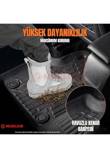 Paspasları, Citroen Nemo 2008 3d Lazer Ölçülü Kokusuz Kaymaz Önvearka
