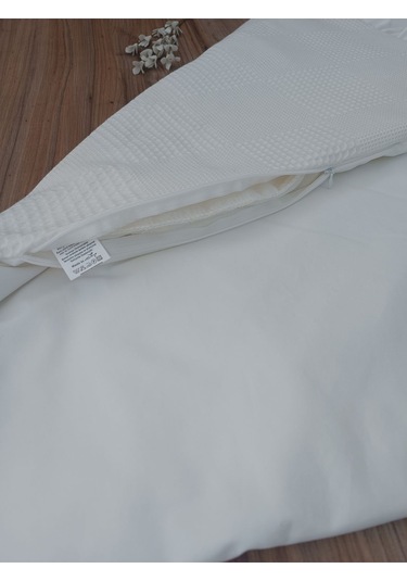 Pike Bebek Battaniyesi Kundağı %100 Pamuklu Çıkarılabilen İç Elyaf Yenidoğan Hastane Çıkışı Ekru