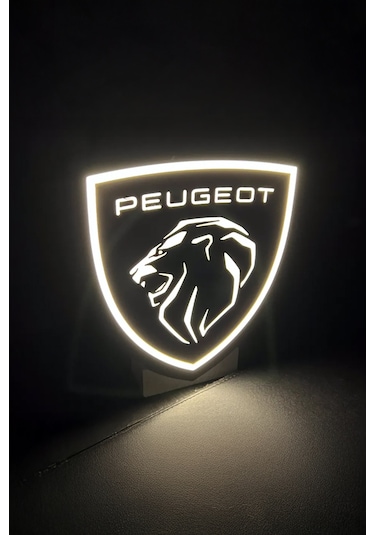 Peugeot Dekoratif Aydınlatma Led Gece Lambası Çok Renkli