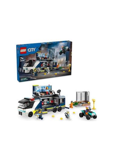 LEGO® City Polis Mobil Suç Laboratuvarı Kamyonu 60418 7+ Yaratıcı