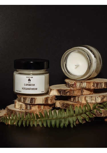 Vorobey Home Başarılı Bir Yaşam Kokulu Mum 263624542 Beyaz