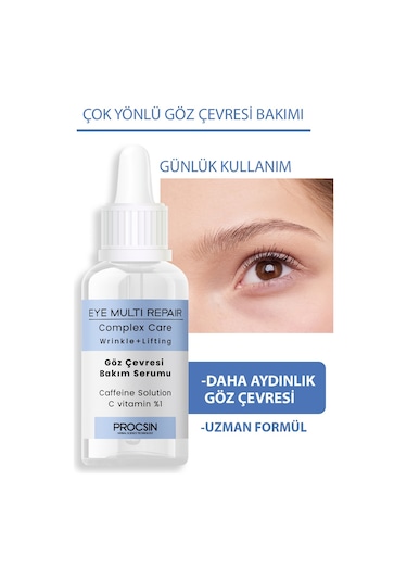 Procsın Göz Altı Torbalanma Ve Morluk Karşıtı Aydınlatıcı Göz Çevresi Serumu 20 ML