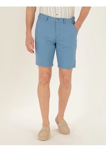 Pierre Cardin Erkek Koyu Mavi Şort / Bermuda 50264863-vr032 Koyu Mavi