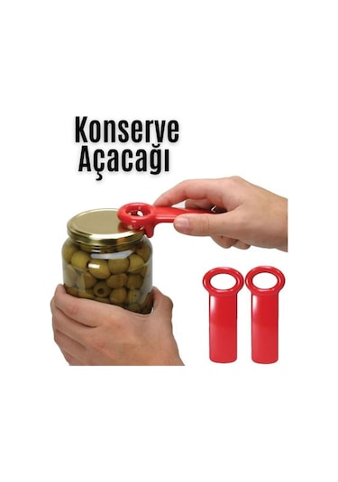 4 Adet Renkli Kavanoz Konserve Açacağı Kavanoz Kapağı Açacağı Karışık