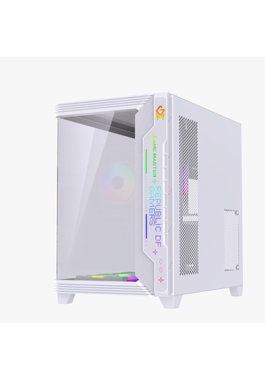 F7-pro Argb Ön Panel Ve Kumandalı Fanlar Atx Gaming Beyaz Kasa