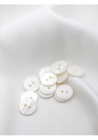 The New Button Doğal Deniz Kabuğu Düğmeler 15 Mm 12 Adet 276352018