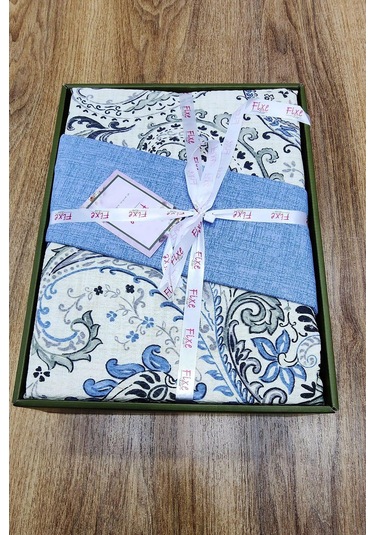 Alessa Mavi Çift Kişilik Pike Takımı %100 Pamuk, Yazlık Nefes Alan Kumaş MAVI