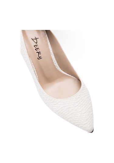 Deery Beyaz Kadın Stiletto Beyaz (539892231) Beyaz