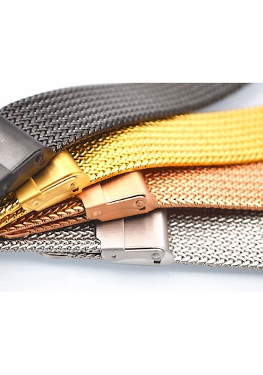Paslanmaz Çelik Kordon Mk1002-gold - 24mm Şeffaf