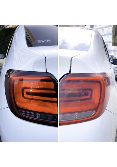 Renault Symbol Stop Çerçevesi Sticker 2017 Sonrası / PARLAK SİYAH