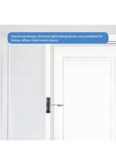 Ev Siyah Kemer Tekerlek Ayarlanabilir Çinko Alaşımlı Yaylı Kapı Kapatıcı