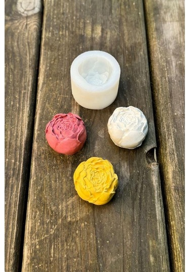 Top Şakayık Tekli Silikon Mum Kalıbı