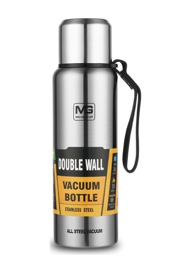 Açık Termos Taşınabilir Büyük Kapasiteli Yalıtılmış Kupa Green , Size:1500ml Turuncu