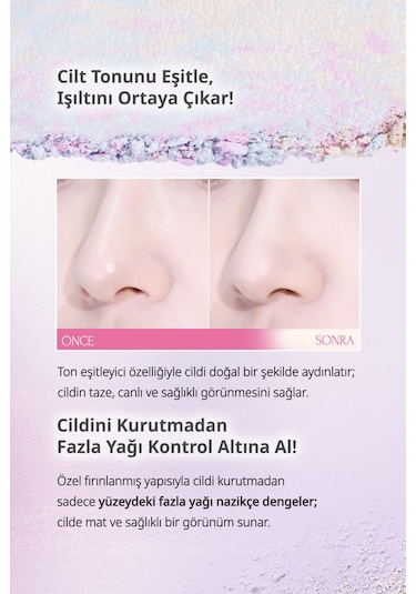 Clıo Light Setting Powder 02 Candy Mellow