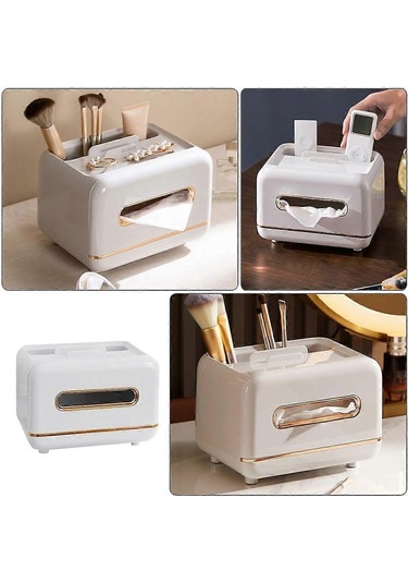 Ev Tipi Mendil Kutusu Çok Fonksiyonlu Mendil Kutusu Kullanışlı Saklama Kutusu Mendil Aksesuarı