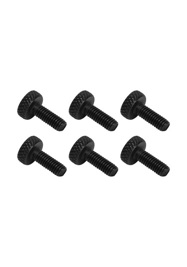 Hfambition Elektro Gitar Tremoço Köprüsü Telleri Kilitleme Vida, M4 Ipi, 6 Adet Siyah, Dayanıklı Demir, Uyumlu Ve Kolay Kurulum