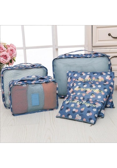 Novahub Yeşil 6/1 Adet Seyahat Saklama Çantası Seti Giysi Düzenli Organizatör Dolap Bavul Kılıfı Seyahat Organizatör Çantası Durumda Ayakkabı Ambalaj Cubebag Yeşil Yeşil