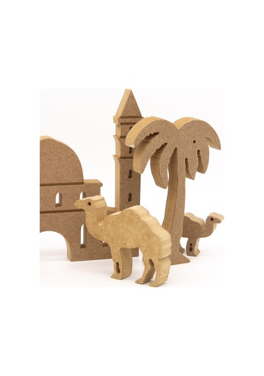 Neşeli Ahşap Des 11 Ayasafya Camii 20 Cm, Palmiye Ve Deve. Ramazan Ayına Özel Ahşap Boyama Etkinliği, Boyama Seti Model Tyb9r5uogpuvwhpp16