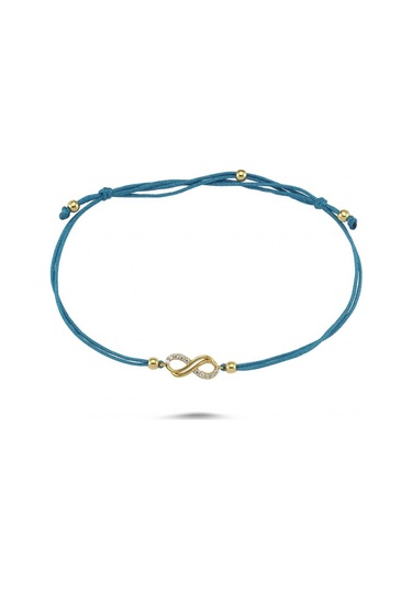 14 Ayar Sonsuzluk İpli Altın Bileklik