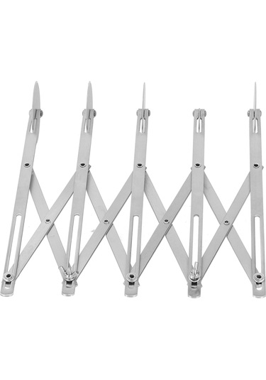 Geeroyoo 430 Paslanmaz Çelik Çoklu Tekerlekli Pasta Dilimi Aracı - Ayarlanabilir Kesim Genişliği İle Hamur, Pizza, Browni Kesimci Diğer