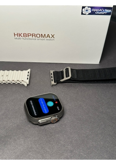 Watch 8 Ultra Hk8 Pro Max 2.05 Hd Amoled Ekran Chatgpt'li Yapay Zeka Sistemli Versyon 2