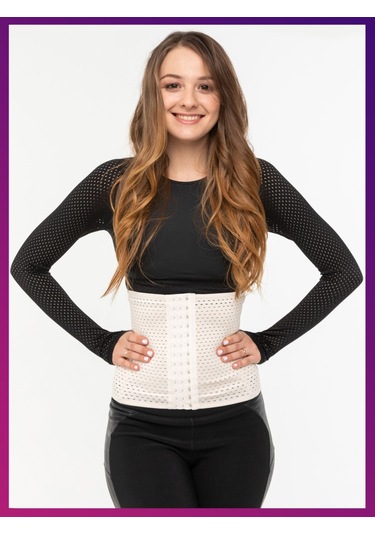 Mistirik 5 Bölge Etkili Hava Alabilen Lateks Korse Ten Renk Açık Bej