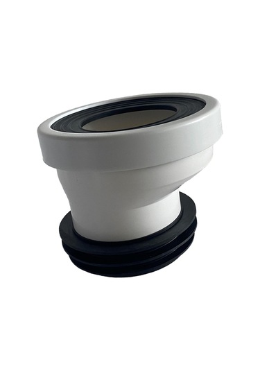 Magideal Suntek Ofset Tuvalet Flanşı Konektörü 2.5 CM Beyaz