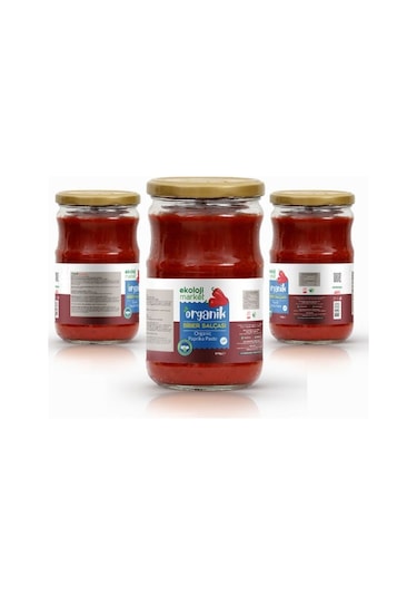 Organik Tuzsuz Biber Salçası 610 Gr 610 G