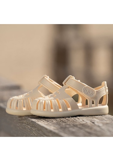 İgor Unisex Çocuk Sandalet S10271 Krem
