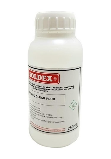 Soldex Sr33 No Clean Şeffaf Sıvı Flux 250Ml